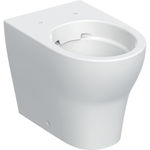 Inodoro al suelo de fondo profundo serie Geberit Selnova Premium, adosado a la pared, desagüe horizontal o vertical